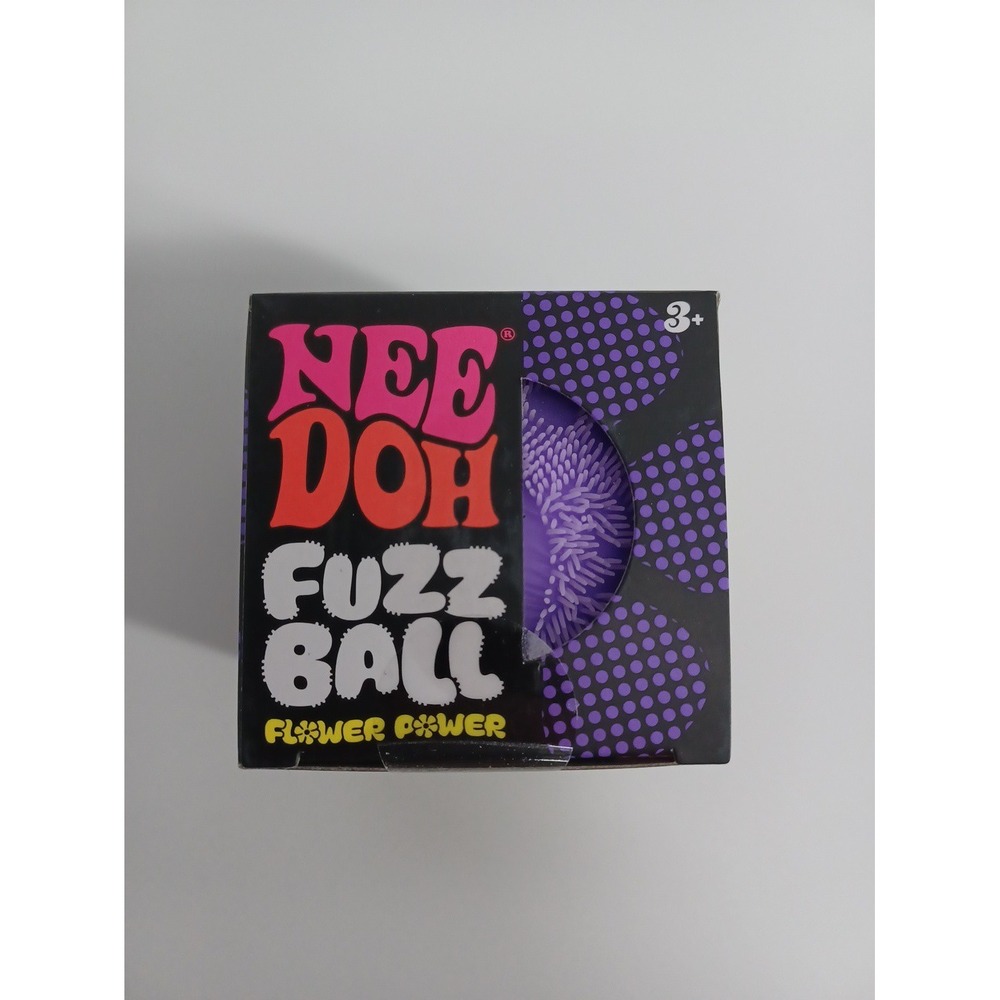Needoh Fuzz Ball Flower Power Purple New In Box Schylling